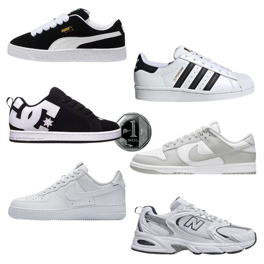 👑 PROMOCION ZAPATILLA A S/1 SOL 🥳 6 ZAPATILLAS POR S/501 👑
